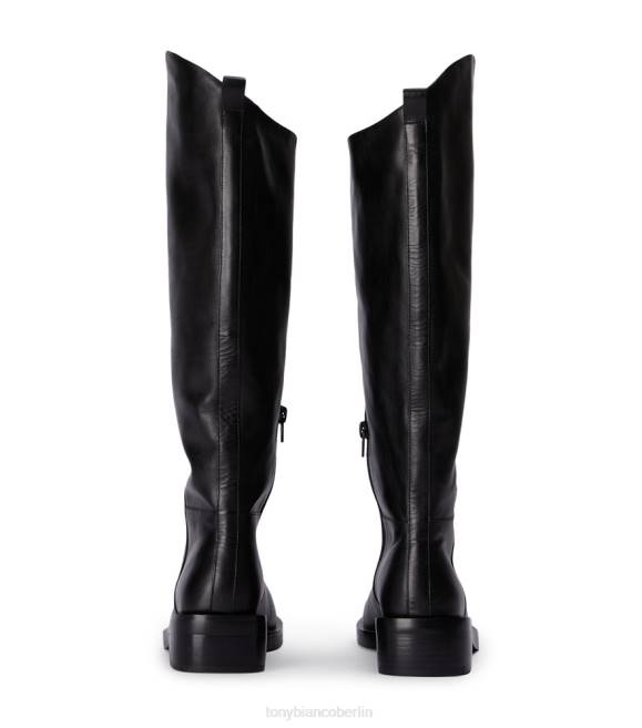 kniehohe Stiefel| de Tony Bianco Frauen Tyler-Kalbsstiefel schwarze Komo 4624413